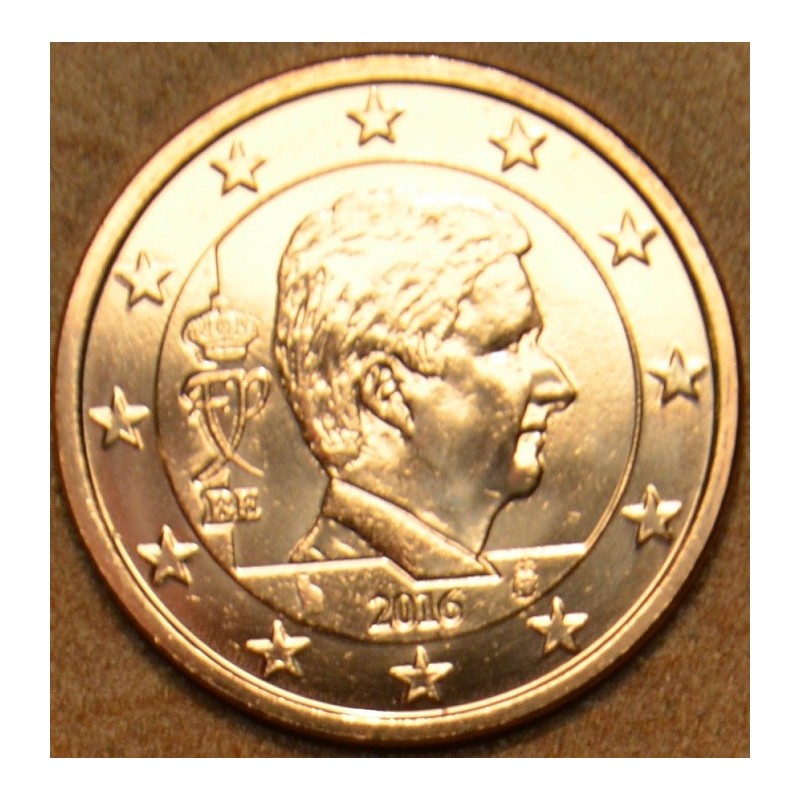 Euromince mince 2 cent Belgicko 2016 - Kráľ Filip (UNC)