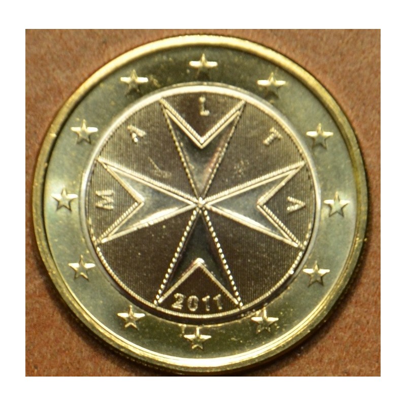 Euromince mince 1 Euro Malta 2011 (UNC)