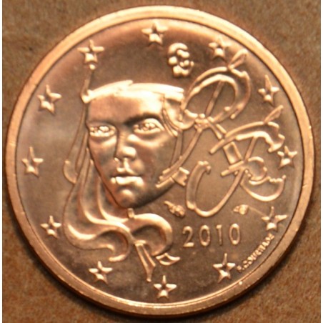 Euromince mince 1 cent Francúzsko 2010 (UNC)