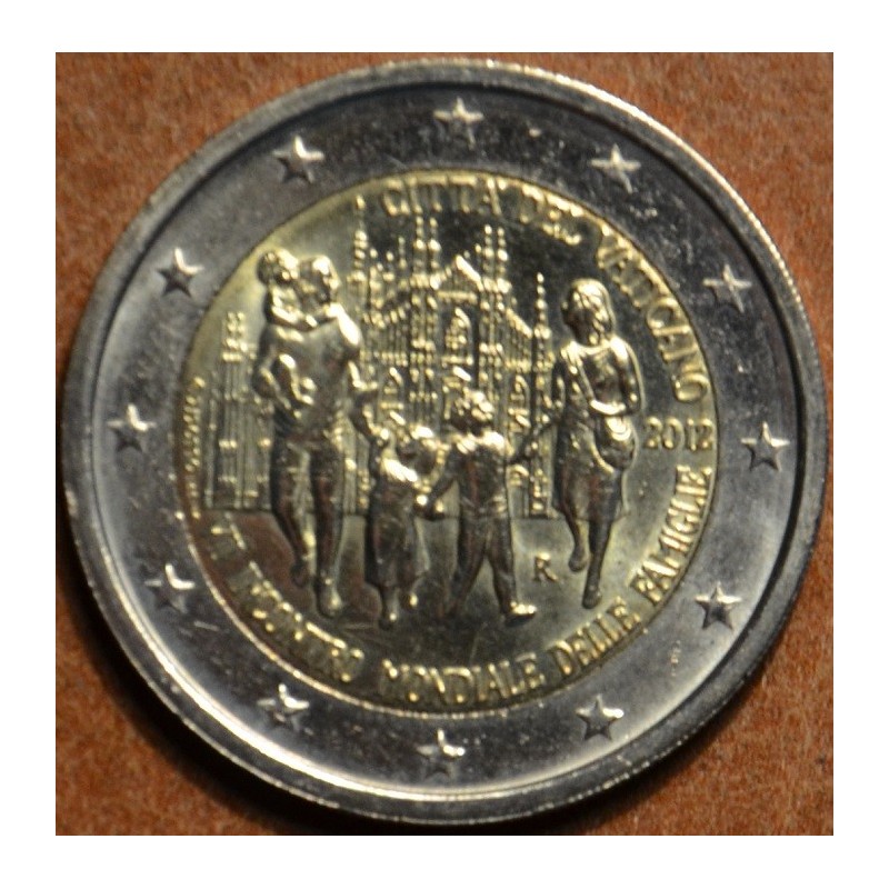 Euromince mince 2 Euro Vatikán 2012 - 7. svetové stretnutie rodín (...