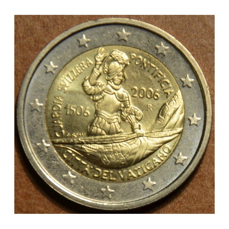 Euromince mince 2 Euro Vatikan 2006 - 500. výročie Švajčiarskej gar...