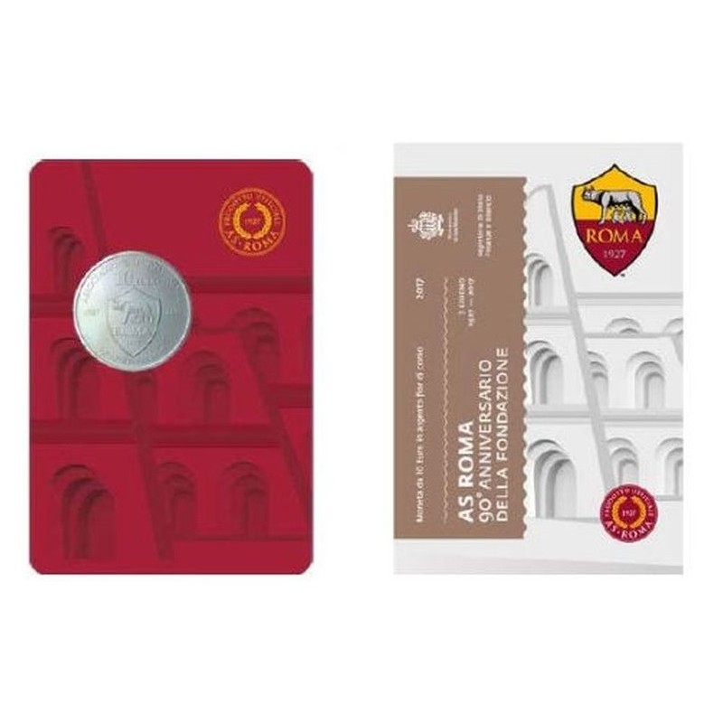 Euromince mince 10 Euro San Marino 2017 - 90 rokov AS Roma (BU)