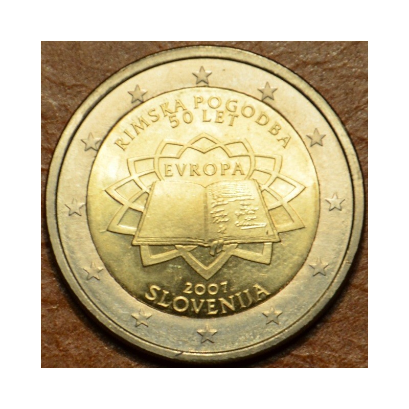 Euromince mince 2 Euro Slovinsko 2007 - 50 rokov Rímskej zmluvy (UNC)