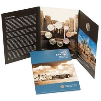Euromince mince 9 dielna sada mincí Malta 2017 s pamätnou 2 Euro mi...