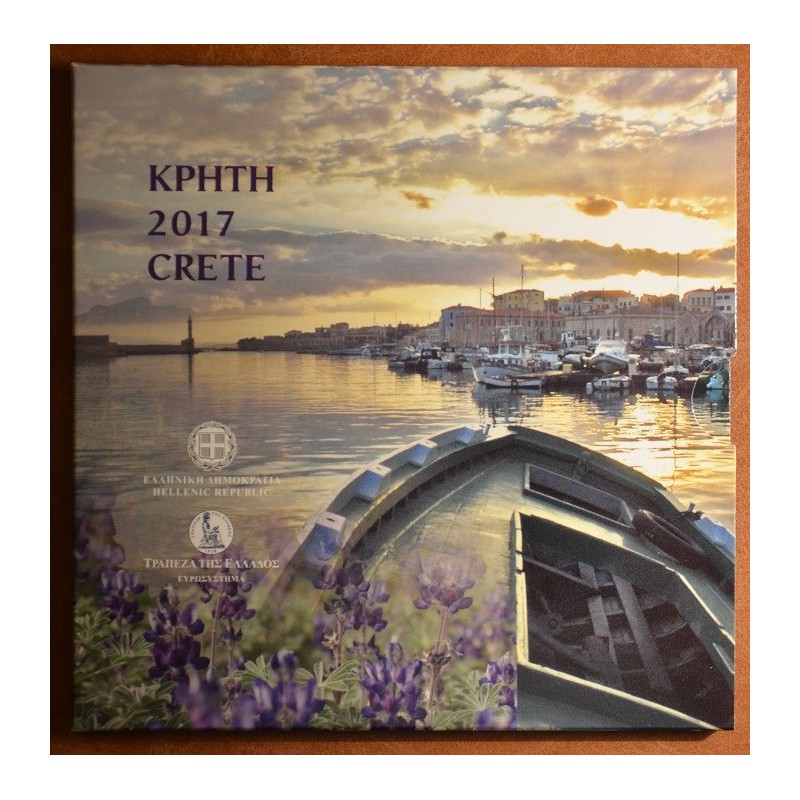 eurocoin eurocoins Greece 2017 set of coins - Crete (BU)
