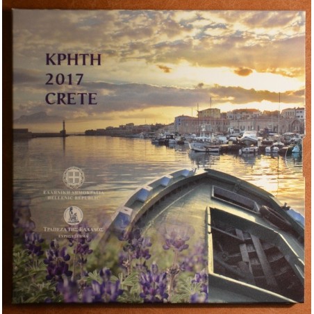 eurocoin eurocoins Greece 2017 set of coins - Crete (BU)