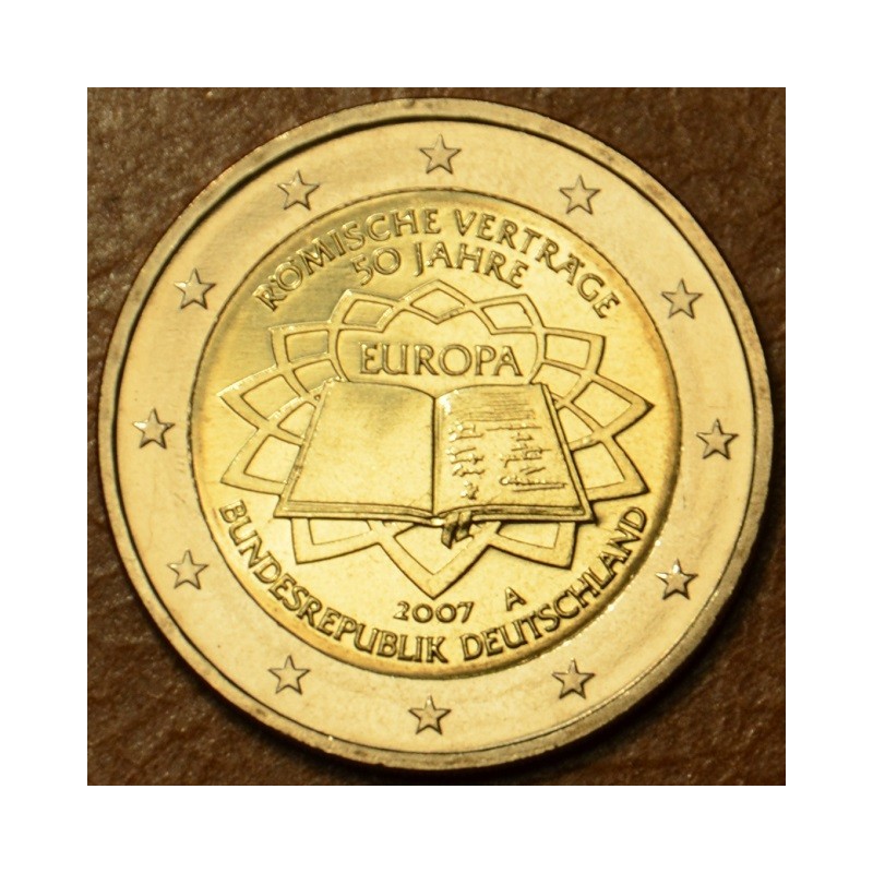 euroerme érme 2 Euro Németország 2007 \\"A\\" 50 éves a Római szerz...