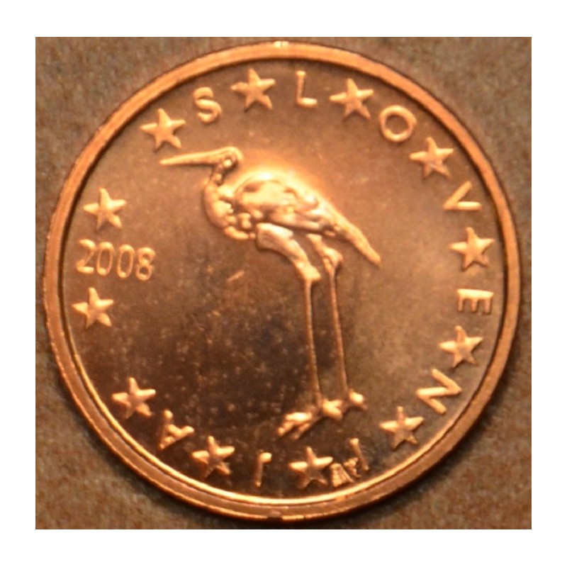 eurocoin eurocoins 1 cent Slovenia 2008 (UNC)