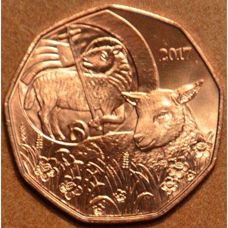 euroerme érme 5 Euro Ausztria 2017 - A husvéti bárány (UNC)