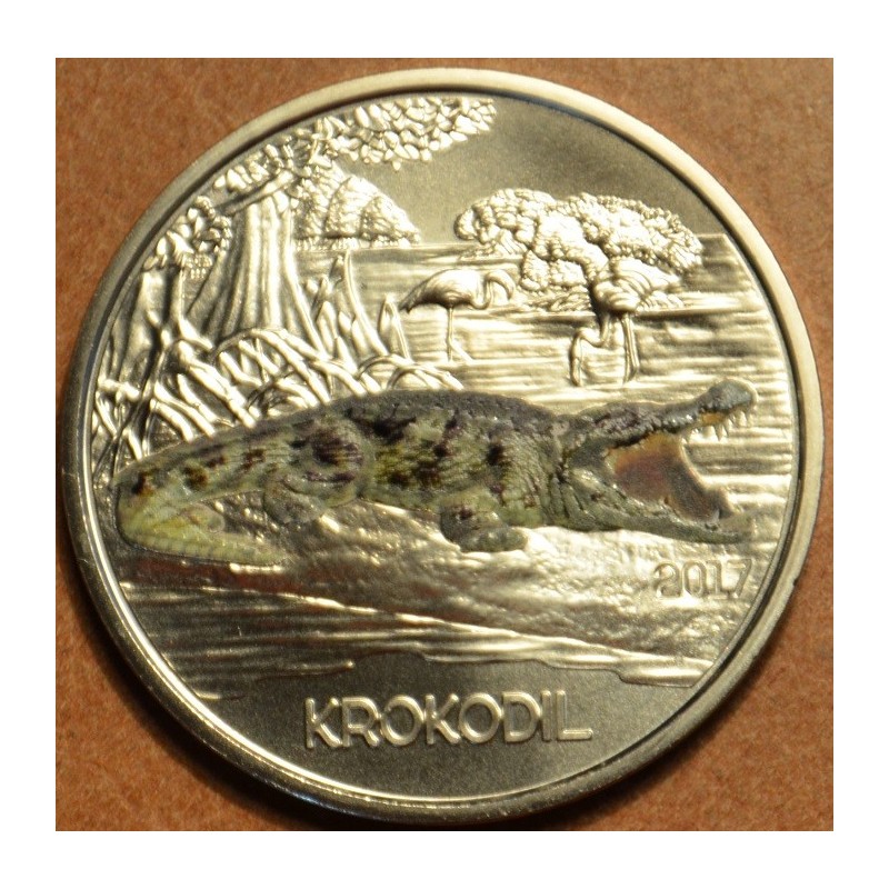 euroerme érme 3 Euro Ausztria 2017 Krokodil (UNC)