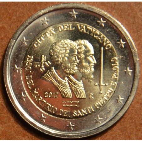 Euromince mince 2 Euro Vatikán 2017 - Svätý Peter a Pavol (BU)