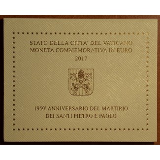 Euromince mince 2 Euro Vatikán 2017 - Svätý Peter a Pavol (BU)