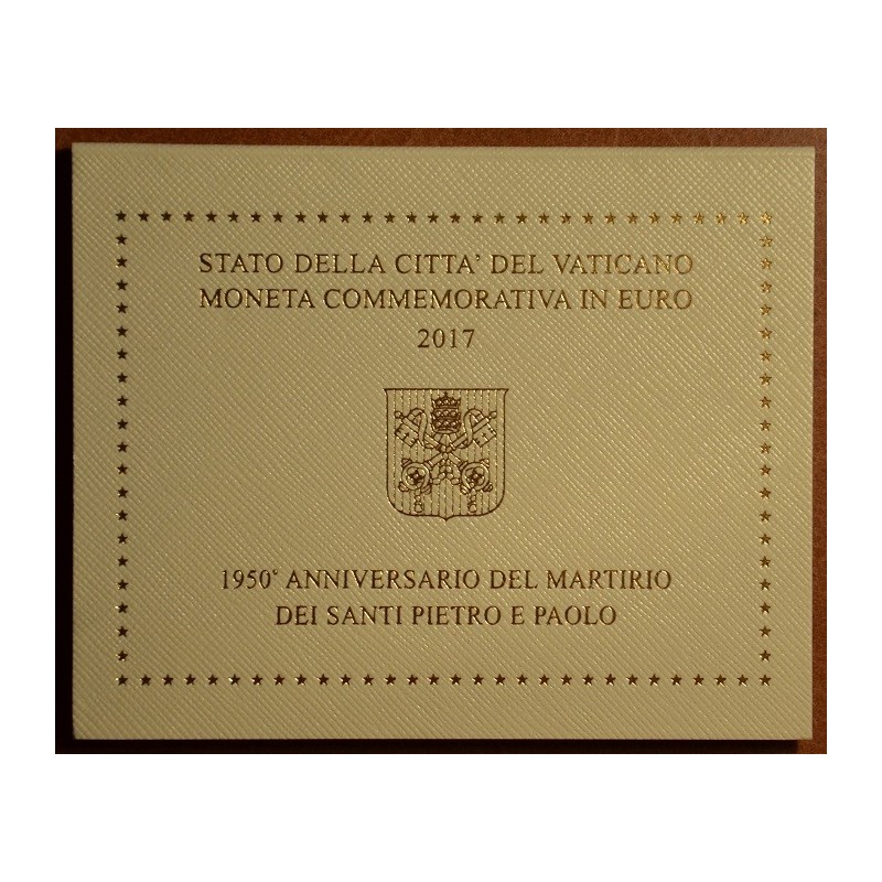 Euromince mince 2 Euro Vatikán 2017 - Svätý Peter a Pavol (BU)