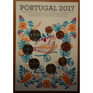 euroerme érme Portugália 2017 - 8 részes forgalmi sor (UNC)