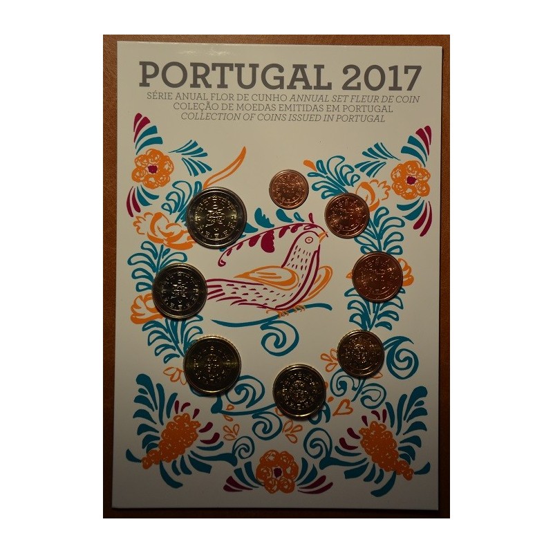 Euromince mince Portugalsko 2017 sada 8 mincí (UNC)