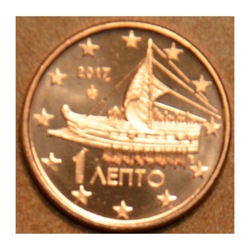 euroerme érme 1 cent Görögország 2017 (UNC)