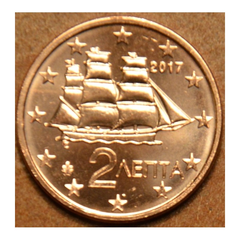 Euromince mince 2 cent Grécko 2017 (UNC)
