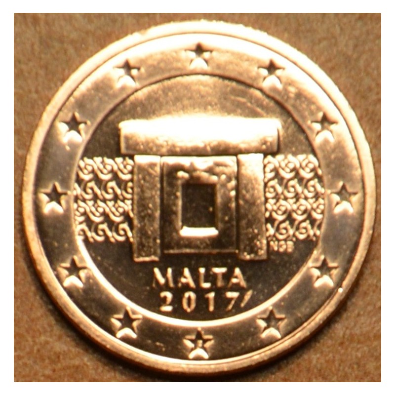 Euromince mince 1 cent Malta 2017 (UNC)