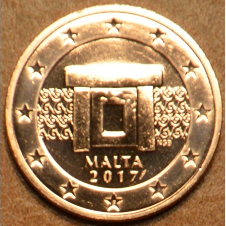 Euromince mince 1 cent Malta 2017 (UNC)