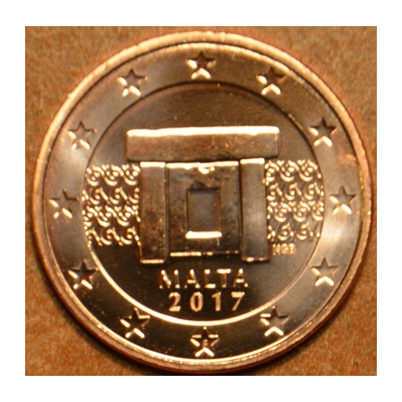 Euromince mince 2 cent Malta 2017 (UNC)