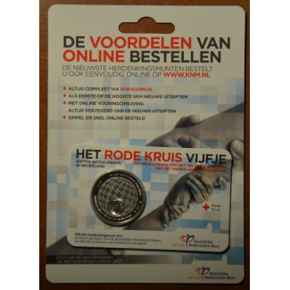 eurocoin eurocoins 5 Euro Netherlands 2017 - Red Cross (BU card)