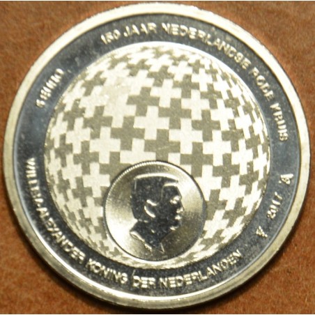 Euromince mince 5 Euro Holandsko 2017 - Červený kríž (BU karta)