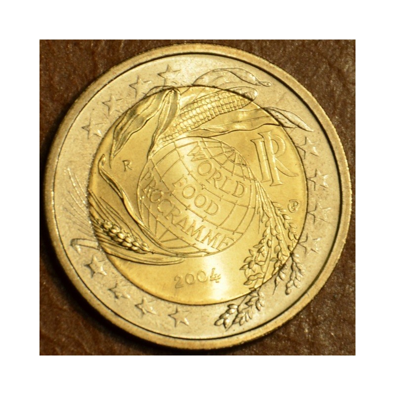 Euromince mince 2 Euro Taliansko 2004 - 50 rokov Svetového potravin...