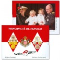 Monaco 2017 set of 8 coins (BU)