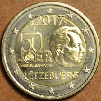 Euromince mince 2 Euro Luxembursko 2017 - Vojenská služba (UNC)
