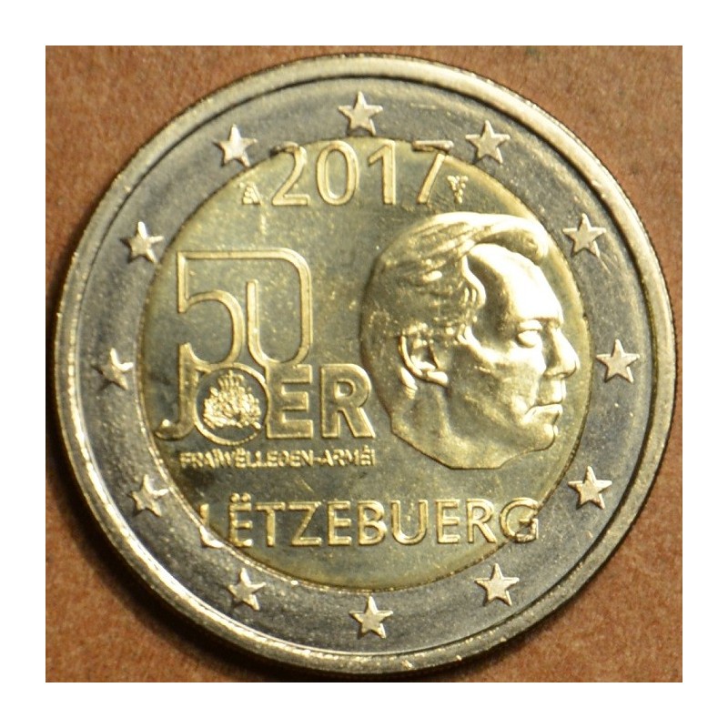 eurocoin eurocoins 2 Euro Luxembourg 2017 - Military service (UNC)