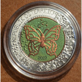 Euromince mince 25 Euro Rakúsko 2017 - strieborná niobium minca Mik...