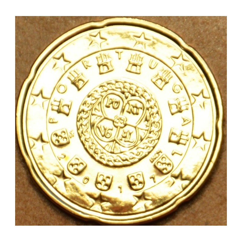 Euromince mince 20 cent Portugalsko 2017 (UNC)