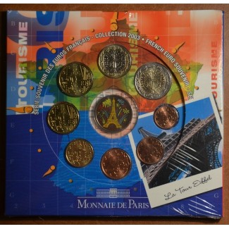 Euromince mince Francúzsko 2003 Eiffel sada 8 euromincí (BU)