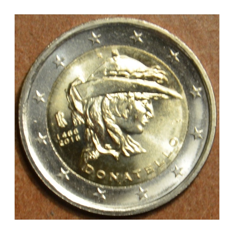Euromince mince Poškodená 2 Euro Taliansko 2016 - 550 výročie úmrti...