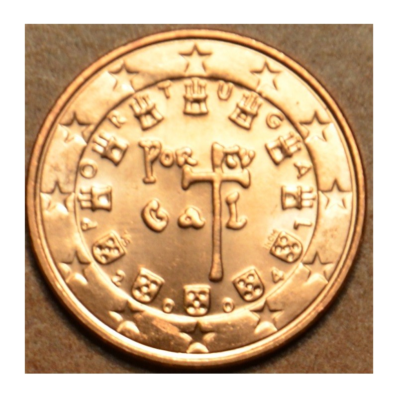 euroerme érme 1 cent Portugália 2004 (UNC)