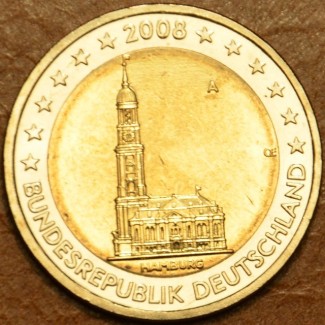 eurocoin eurocoins 2 Euro Germany 2008 \\"A\\" Hamburg: St. Michael...