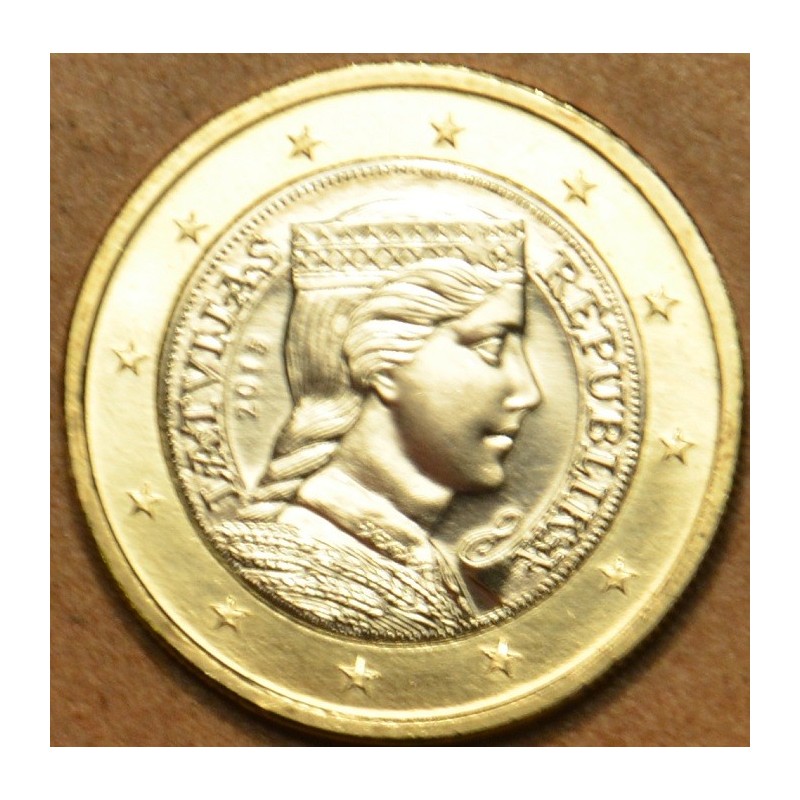 Euromince mince 1 Euro Lotyšsko 2015 (UNC)