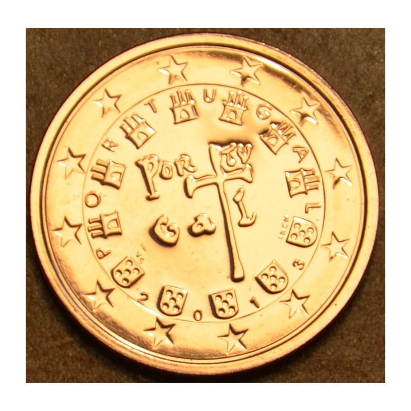 eurocoin eurocoins 1 cent Portugal 2013 (UNC)