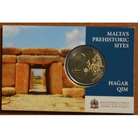 Euromince mince 2 Euro Malta 2017 - francúzska značka - Hagar Qim (...