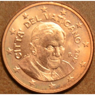 Euromince mince 1 cent Vatikán 2012 (BU)