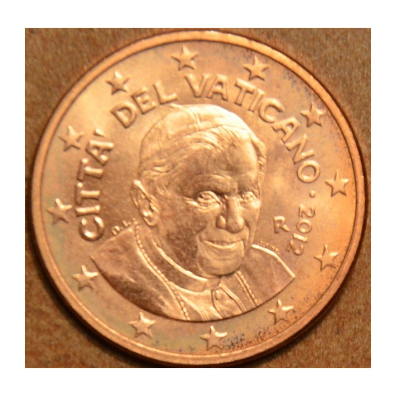 euroerme érme 1 cent Vatikán 2012 (BU)