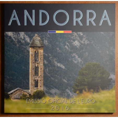 eurocoin eurocoins Set of 8 Euro coins Andorra 2016 (BU)