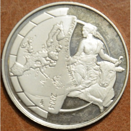 Euromince mince 10 Euro Belgicko 2004 Rozširovanie EU (Proof bez kr...