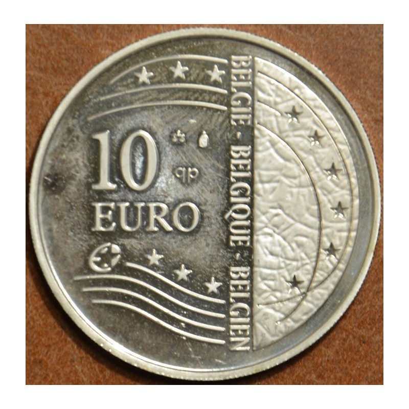 euroerme érme 10 Euro Belgium 2004 Az EU bővítése (Proof zacskoban)