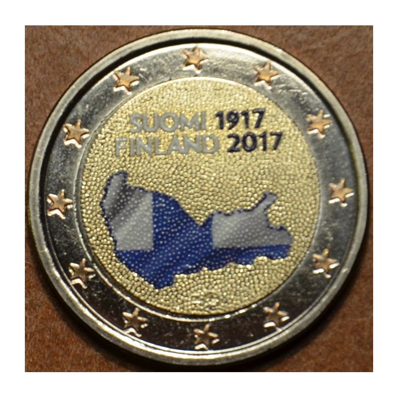 Euromince mince 2 Euro Fínsko 2017 - 100 rokov nezávislosti Fínska ...