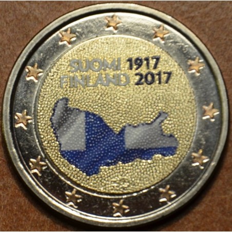 Euromince mince 2 Euro Fínsko 2017 - 100 rokov nezávislosti Fínska ...