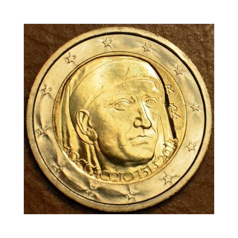 Euromince mince Poškodená 2 Euro Taliansko 2013 - 700. rokov od nar...