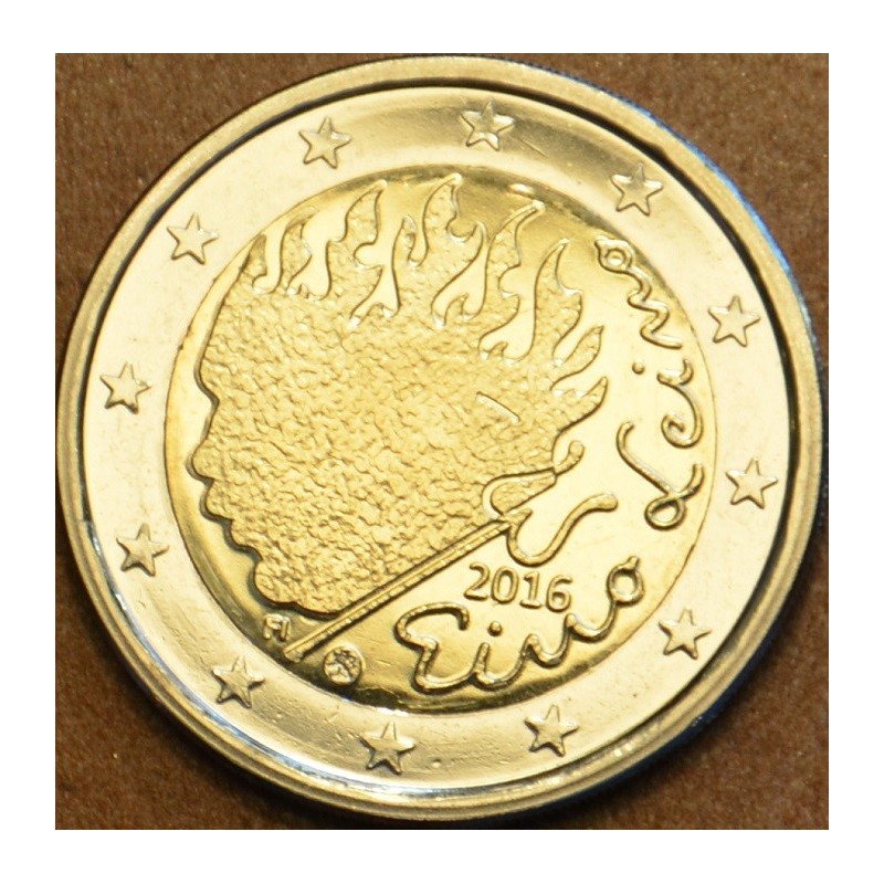 Euromince mince Poškodená 2 Euro Fínsko 2016 - Eino Leino (UNC)