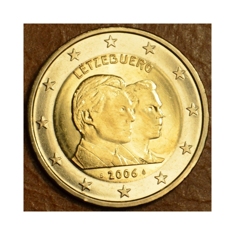 Euromince mince Poškodená 2 Euro Luxembursko 2006 - 25. narodeniny ...