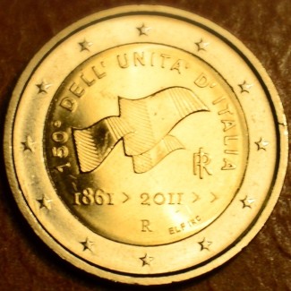 euroerme érme 2 Euro Olaszország 2011 - Olaszország egyesítésének 1...